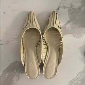 Cult Gaia Ivory Mules